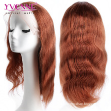 Color #33 Body Wave Brazilian Hair Full Lace Wig